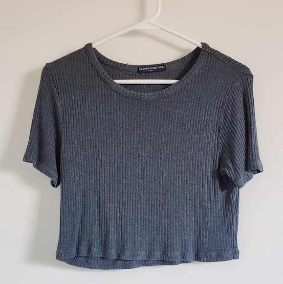 Brandy Melville Tops - Brandy Melville ribbed crop top